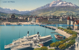 R081928 Luzern Mit Pilatus. E. Goetz - World