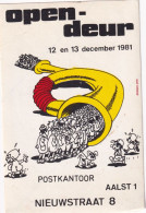 AALST :  Open Deur Postkantoor 1981 - Pegatinas