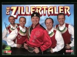 AK Musiker-Gruppe Die Zillertaler Im Einheitlichen Bühnenkostüm  - Music And Musicians