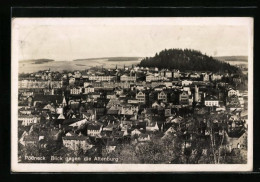 AK Pössneck / Thür., Blick Gegen Die Altenburg  - Poessneck