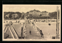 AK Heringsdorf / Usedom, Kaiser Wilhelm-Brücke Mit Kurhaus  - Usedom