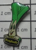 912B Pin's Pins / Beau Et Rare / THEME : ALIMENTATION / POIREAU BONDUELLE - Levensmiddelen