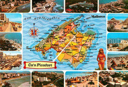 72961744 Can Picafort Mallorca Lageplan Strand Hotels  - Autres & Non Classés