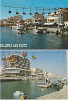 PALAVAS Les FLOTS - 2 CPSM : Le Canal - Le Port - Palavas Les Flots