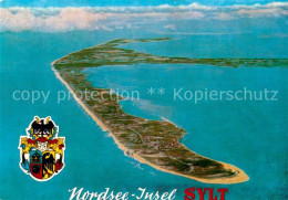 72961185 Insel Sylt Fliegeraufnahme Westerland - Andere & Zonder Classificatie