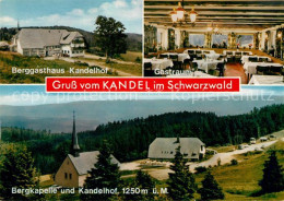 72960864 St Peter Schwarzwald Berggasthaus Kandelhof Gastraum Bergkapelle Kandel - St. Peter