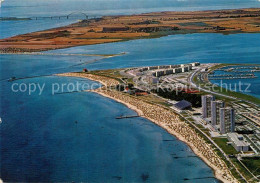 72960787 Burg Fehmarn Fliegeraufnahme Strand Fehmarnsundbruecke Burg - Fehmarn