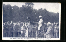 AK Sommerfest In Ruhestellung: Der Herr Kompagnieführer Auf Einem Kamel, 1. Weltkrieg  - War 1914-18