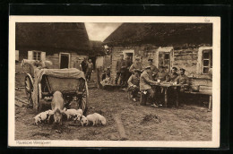 AK Soldaten In Einer Polnischen Gastwirtschaft, 1. Weltkrieg  - Weltkrieg 1914-18