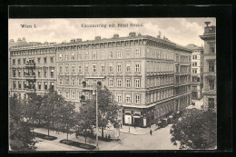 AK Wien, Kärntnerring Mit Hotel Bristol  - Autres & Non Classés