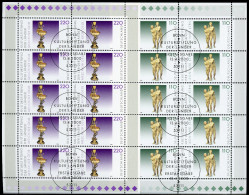 BRD 2107-2108 Zehnerbogen Bonn Ersttagssonderstempel #GQ430 - Andere & Zonder Classificatie