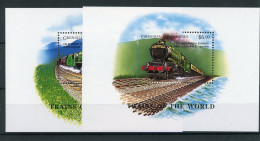 Grenada Carriacou Block366-367 Postfrisch Eisenbahn #IV385 - Grenada (1974-...)