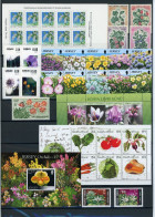 LOT Postfrische Marken/Blöcke Motiv "BLUMEN" Postfrisch Blumen #IF449 - Andere & Zonder Classificatie