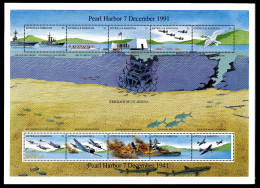 Antigua + Barbuda Block 219 Postfrisch Pearl Harbour #IX527 - Antigua Et Barbuda (1981-...)