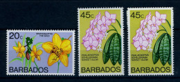 Barbados 420-421 Y Postfrisch Blumen #GU573 - Barbades (1966-...)