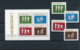 Bahamas 565-568+Block42 Postfrisch Olympiade #ID007 - Bahamas (1973-...)