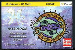 Österreich Astrologie Markenheft "Fische" Postfrisch #IN214 - Otros & Sin Clasificación