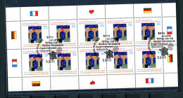 BRD Bund 2311 Zehnerbögen Bonn Ersttagssonderstempel #GU547 - Andere & Zonder Classificatie