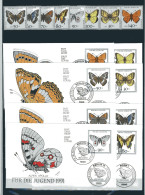 Deutschland 1512-1519 Postfrisch Schmetterling #IX565 - Other & Unclassified