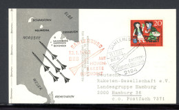 Bund Raketenpost DRG Höhenrakete Sahlenburg 1963 #HD051 - Altri & Non Classificati