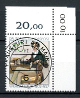 Bund 954 KBWZ Gestempelt Frankfurt, Original-Gummi, Ungefaltet #HK397 - Used Stamps