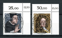 Bund 1049-1050 KBWZ Gestempelt Frankfurt, Original-Gummi, Ungefaltet #HK405 - Used Stamps