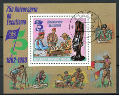 Guinea Bissau Bl 215 Gestempelt Schach #GI713 - Guinée-Bissau