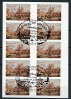 Bund Folienblatt 6 Bonn Ersttagssonderstempel #HO205 - Andere & Zonder Classificatie