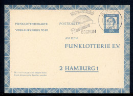 Bund Funklotterie-Postkarte FP 10 Gestempelt #HO586 - Sonstige & Ohne Zuordnung