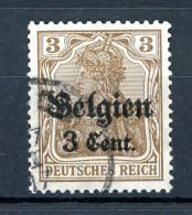 Deutsche Besetzung WK I LP Belgien 11 A III Gestempelt Gepr. Hey #HK366 - Occupazione 1914 – 18