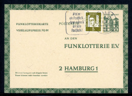 Bund Funklotterie-Postkarte FP 11 Gestempelt Zusatzfrankatur #HO589 - Sonstige & Ohne Zuordnung