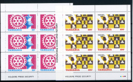 Tansania 313-314 Postfrisch Als Kleinbogen Schach #GI784 - Tansania (1964-...)