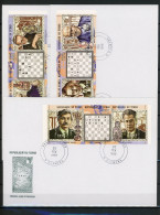 Tschad Kleinbogen 1899-1907 A Schach Ersttagesbrief/FDC #JW728 - Tchad (1960-...)