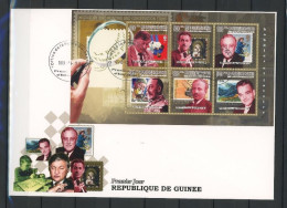 Guinea Kleinbogen 7536-41 Schach Ersttagesbrief/FDC #JW766 - Guinee (1958-...)