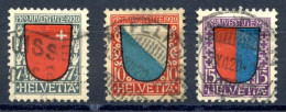 Schweiz 153-155 Gestempelt #HX496 - Other & Unclassified