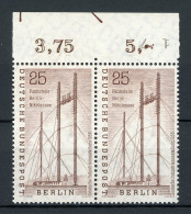 Berlin Waag. Paar Oberrand 157 Postfrisch Steuerstriche #IT864 - Ungebraucht