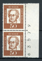 Berlin 208 Postfrisch Bogenzählnummer, Fingerabdruck #IU580 - Unused Stamps