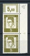 Berlin Senkr. Paar 199 DZ 4 Postfrisch Gummifehler #IT978 - Unused Stamps