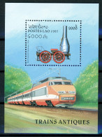 Laos Bl 159 Postfrisch Eisenbahn #IV483 - Laos