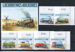 Togo 2809-2814, Block 437 Postfrisch Eisenbahn #IX051 - Togo (1960-...)