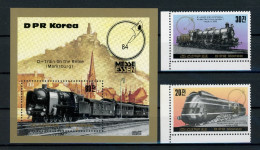 Nordkorea 2465-2466, Block 177 Postfrisch Eisenbahn #IX056 - Armenien