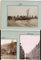 Westerland-Sylt Strand, Segelboot Landung CDV Kabinettfoto 1890 Kabinetfoto - Other & Unclassified