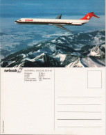 Ansichtskarte  Swissair MCDONNELL DOUGLAS DC-9-81 Flugwesen - Flugzeuge 1978 - 1946-....: Ere Moderne