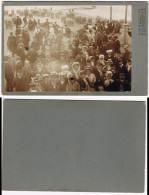 Westerland-Sylt Strandübergang - Promenade, Belebt CDV Kabinettfoto 1895 - Altri & Non Classificati