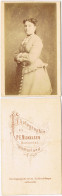 Sylt Insel Sylt Frau - Nickelsen, Westerland CDV 1887 Kabinettfoto - Sonstige & Ohne Zuordnung