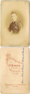 Sylt Schöne Frau In Sylter Tracht, Nickelsen Westerland CDV 1886 Kabinettfoto - Other & Unclassified