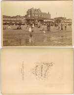 Westerland-Sylt Strandrestaurants - Strandleben - CDV Kabinettfoto 1891 - Autres & Non Classés