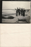 Foto Westerland-Sylt Strand, Feine Herrschaften 1900 Privatfoto Foto - Sonstige & Ohne Zuordnung