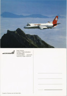CROSSAIR Saab Cityliner Flugwesen - Flugzeuge über Den Alpen 1995 - 1946-....: Modern Tijdperk