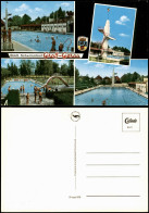 Ansichtskarte Groß-Gerau Schwimmbad Freibad Mehrbildkarte 1983 - Gross-Gerau